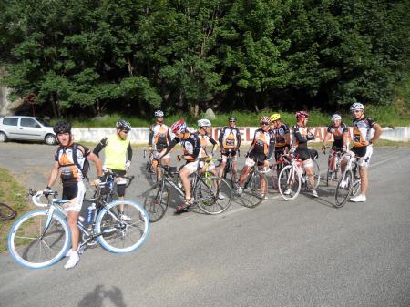 Pause à la sortie de Lourdes 3