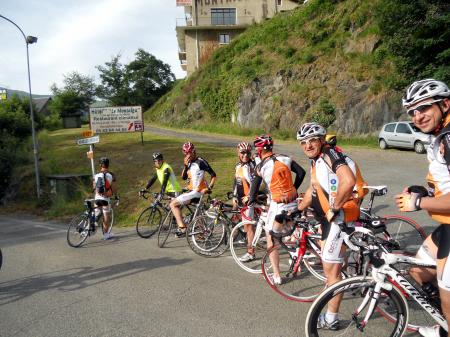 Pause à la sortie de Lourdes 1